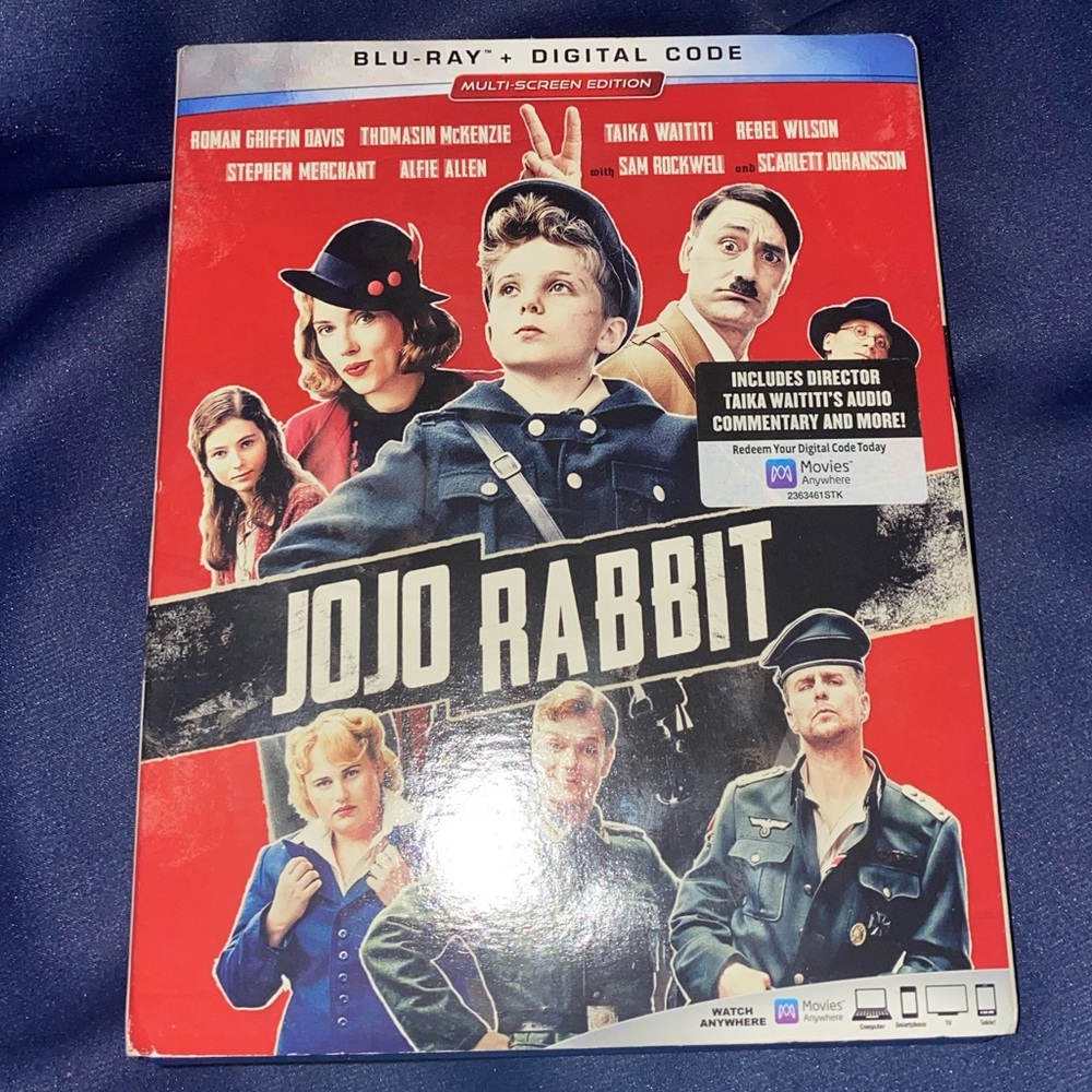 (5 for $35) Jojo Rabbit Bluray DvD